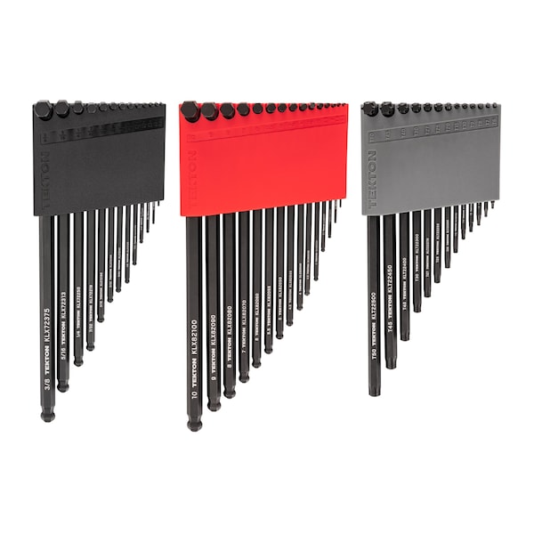 Ball End Hex and Star L-Key Set with Holder, 41-Piece (0.050-3/8 in., 1.3-10 mm, T6-T50)